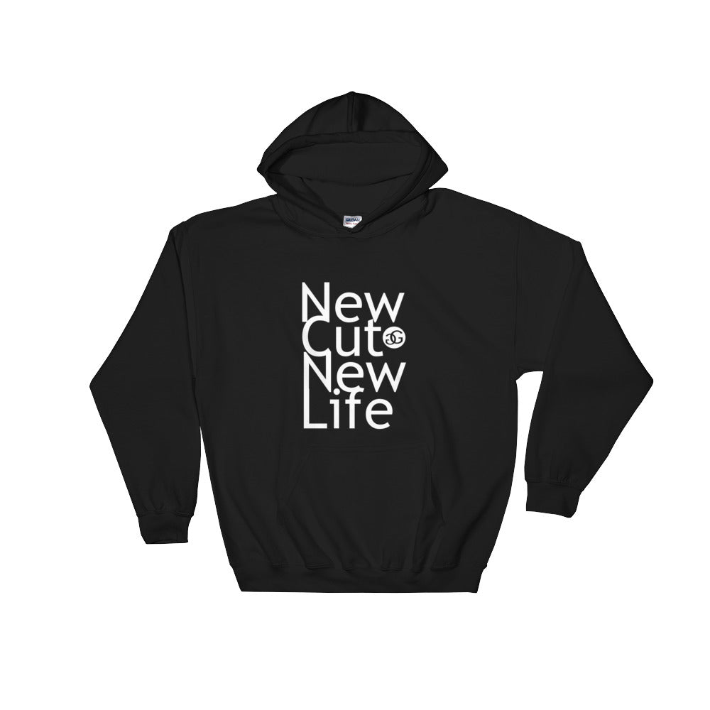 Black New Cut New Life Hoodie Sweatshirt Greg Gilmore Hair